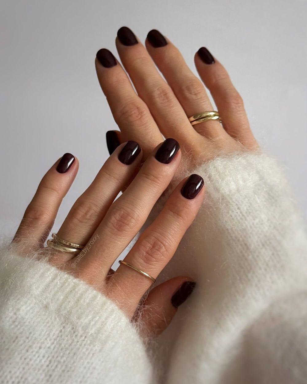 None Deep Dark Burgundy High Gloss Nails None Deep Dark Burgundy High Gloss Nails β Burgundy Nails