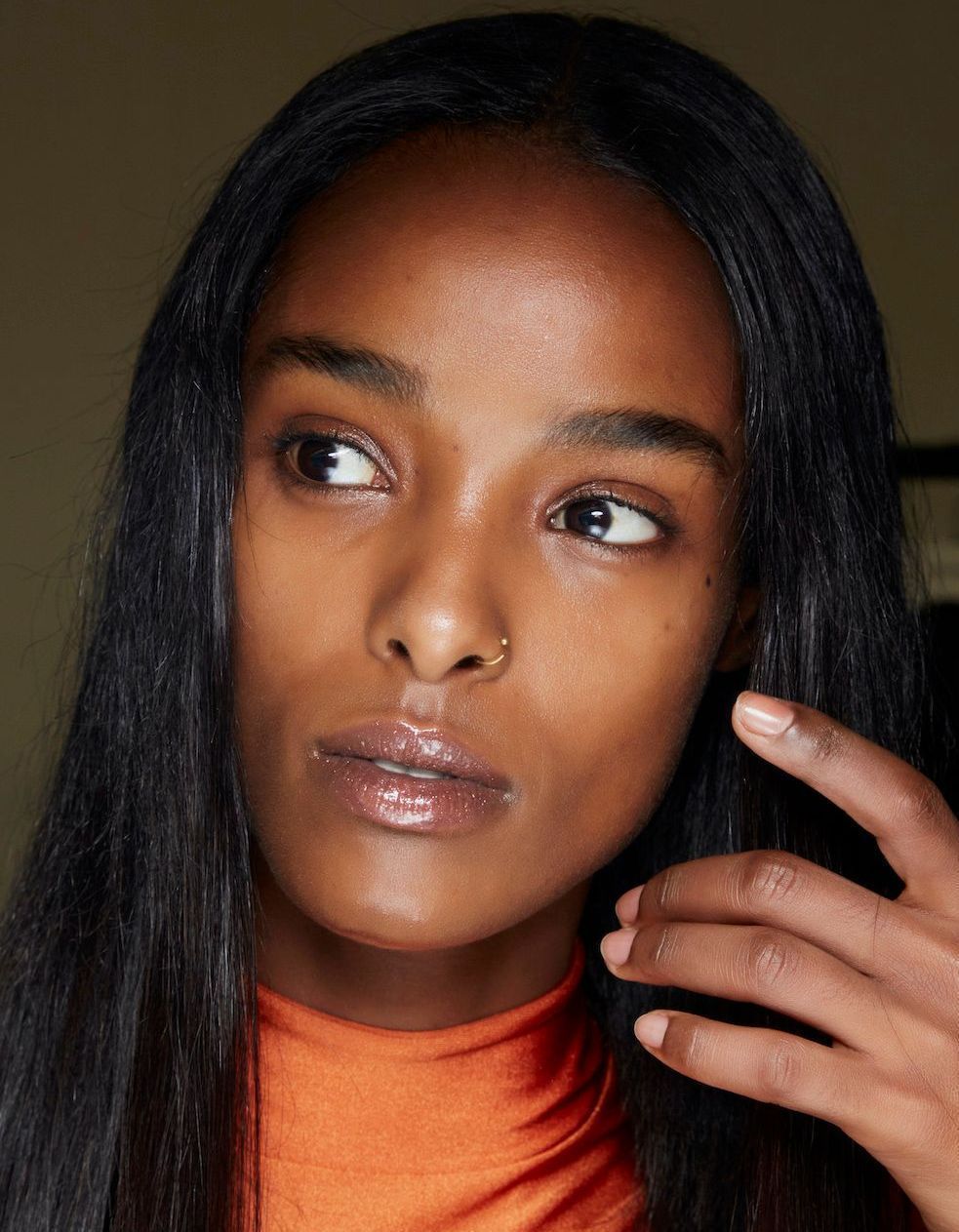 Air-Dried Mid-Back Straight Fine Hair — Winter Haircuts for Thin Hair