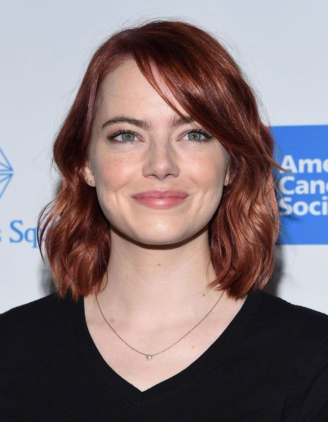 Rich Auburn Wavy Bob With Side Bangs — Winter Auburn Hair Color