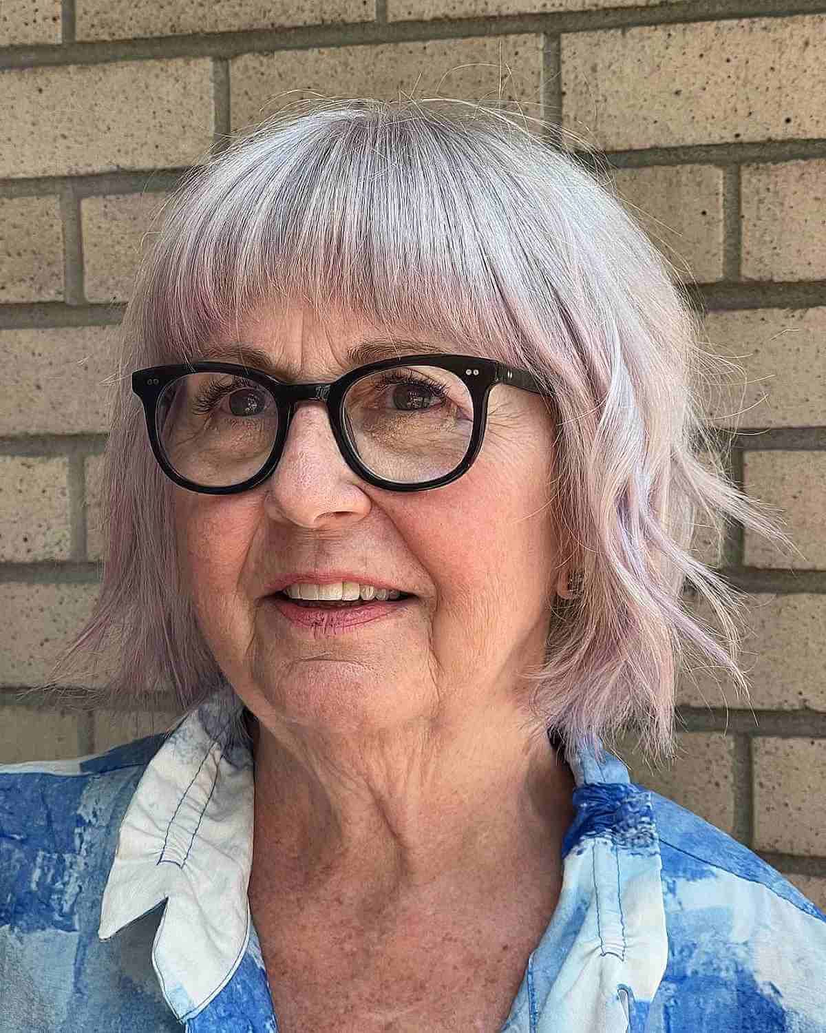 Chin-Length Visual Idea — Winter Hairstyles for Women Over 70