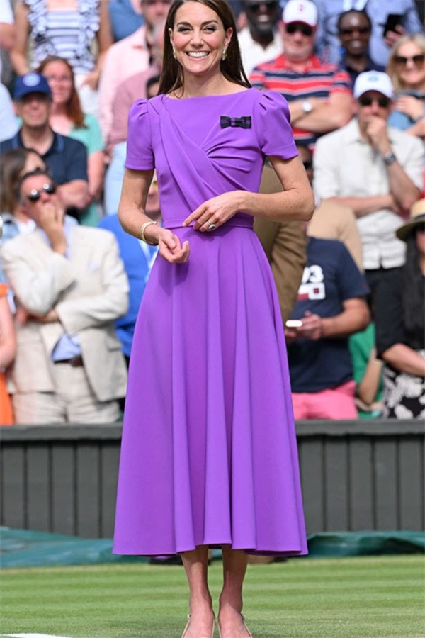 Bright Purple Fit-and-Flare for Daytime Elegance — Royal Purple Outfits