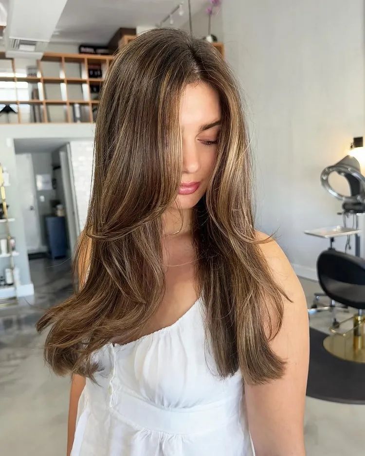 Ash Brown With Subtle Highlights Visual Idea — Ash Brown Hair