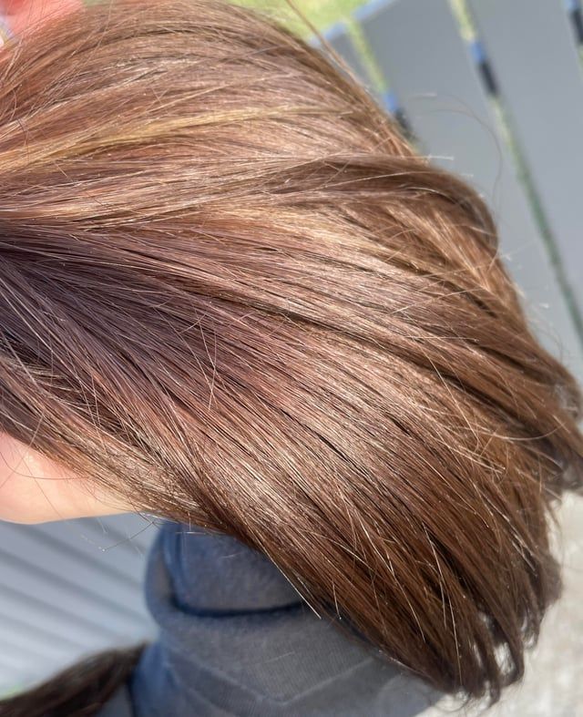Visual Idea β A Close-Up View Of Shoulder-Length Visual Idea β A Close-Up View Of Shoulder-Length β Chestnut Brown Hair