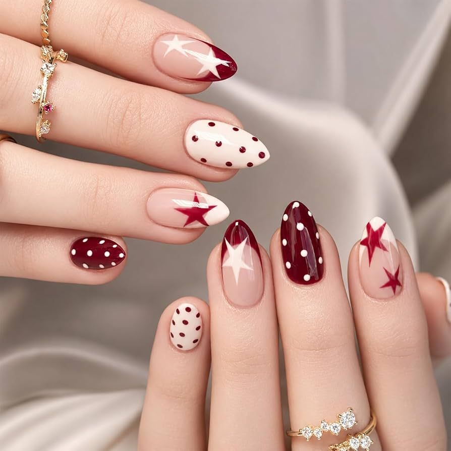 Holiday Festive Visual Idea Holiday Festive Visual Idea β Wine Christmas Nails 2026