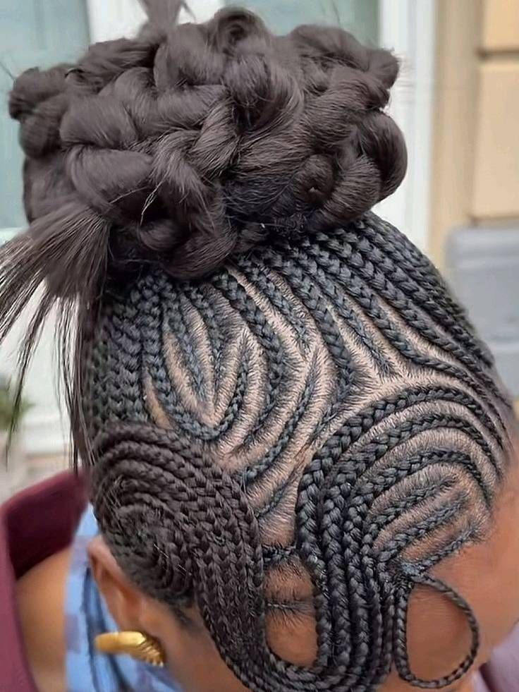 Black Visual Idea — Winter Braided Hairstyles