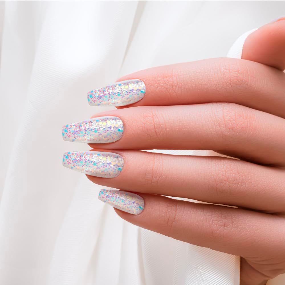 Glitter Visual Idea Glitter Visual Idea β New Years Coffin Nails 2027