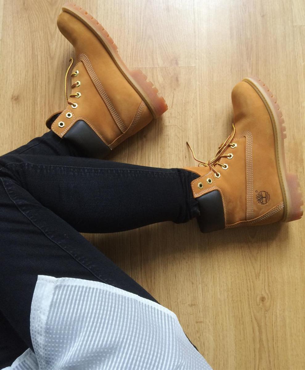 Timberlands with Black Jeans and a Striped Shirt Timberlands with Black Jeans and a Striped Shirt β Timberland Boots Outfits