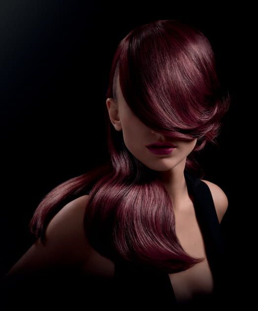 Mid-Back Deep Plum With Subtle Burgundy Undertones Mid-Back Deep Plum With Subtle Burgundy Undertones β Plum Hair Color