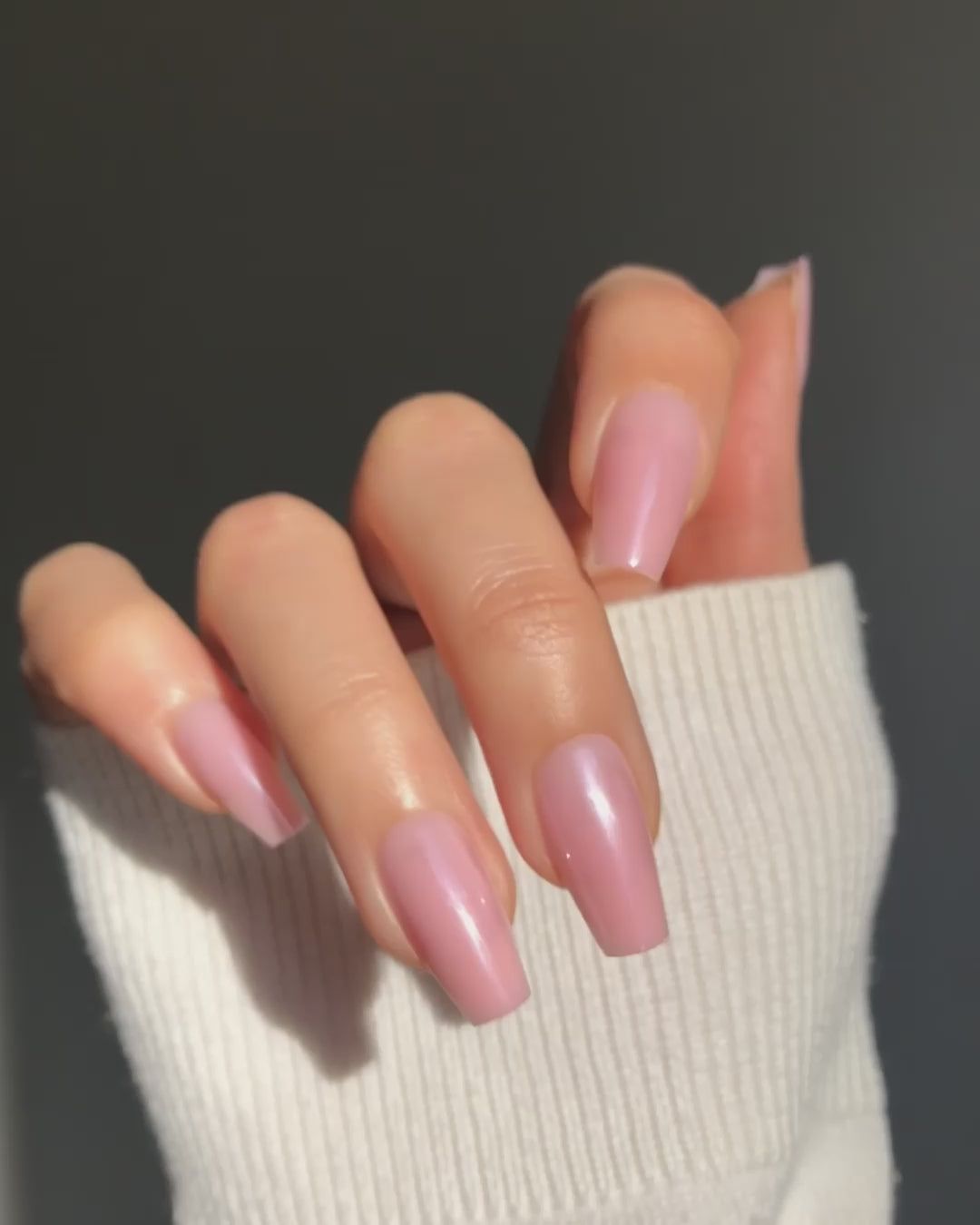 Glossy Slight Shimmer Dusty Rose Shimmer Short Coffin Nails Glossy Slight Shimmer Dusty Rose Shimmer Short Coffin Nails β Short Winter Coffin Nails