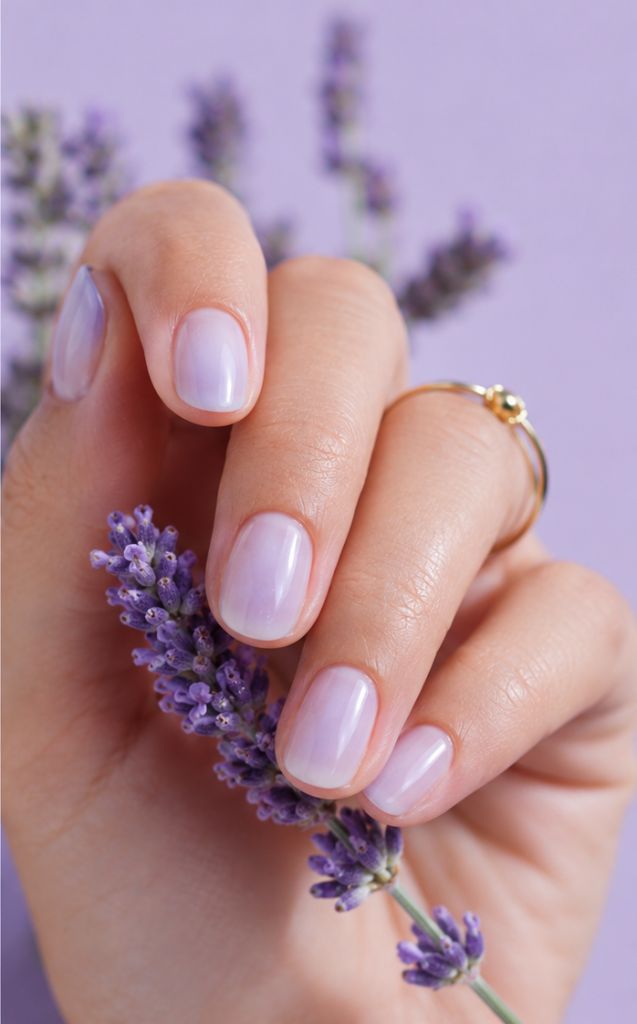 Visual Idea Visual Idea β Winter Lavender Nails