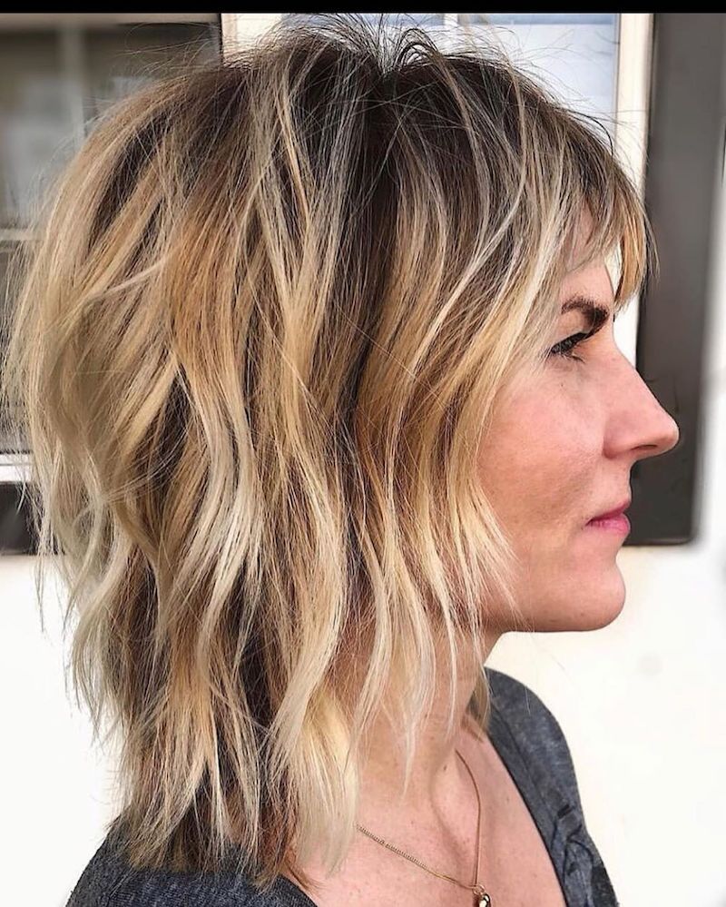 Sleek Straight Lob With Blunt Cut Sleek Straight Lob With Blunt Cut β Winter Lob Haircuts