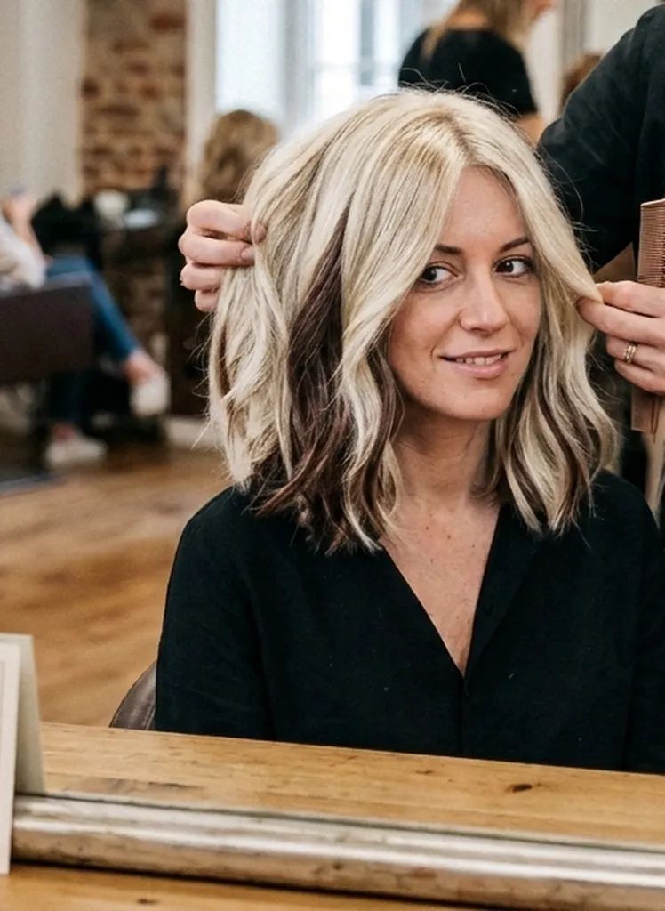 Lob Visual Idea — Reverse Balayage