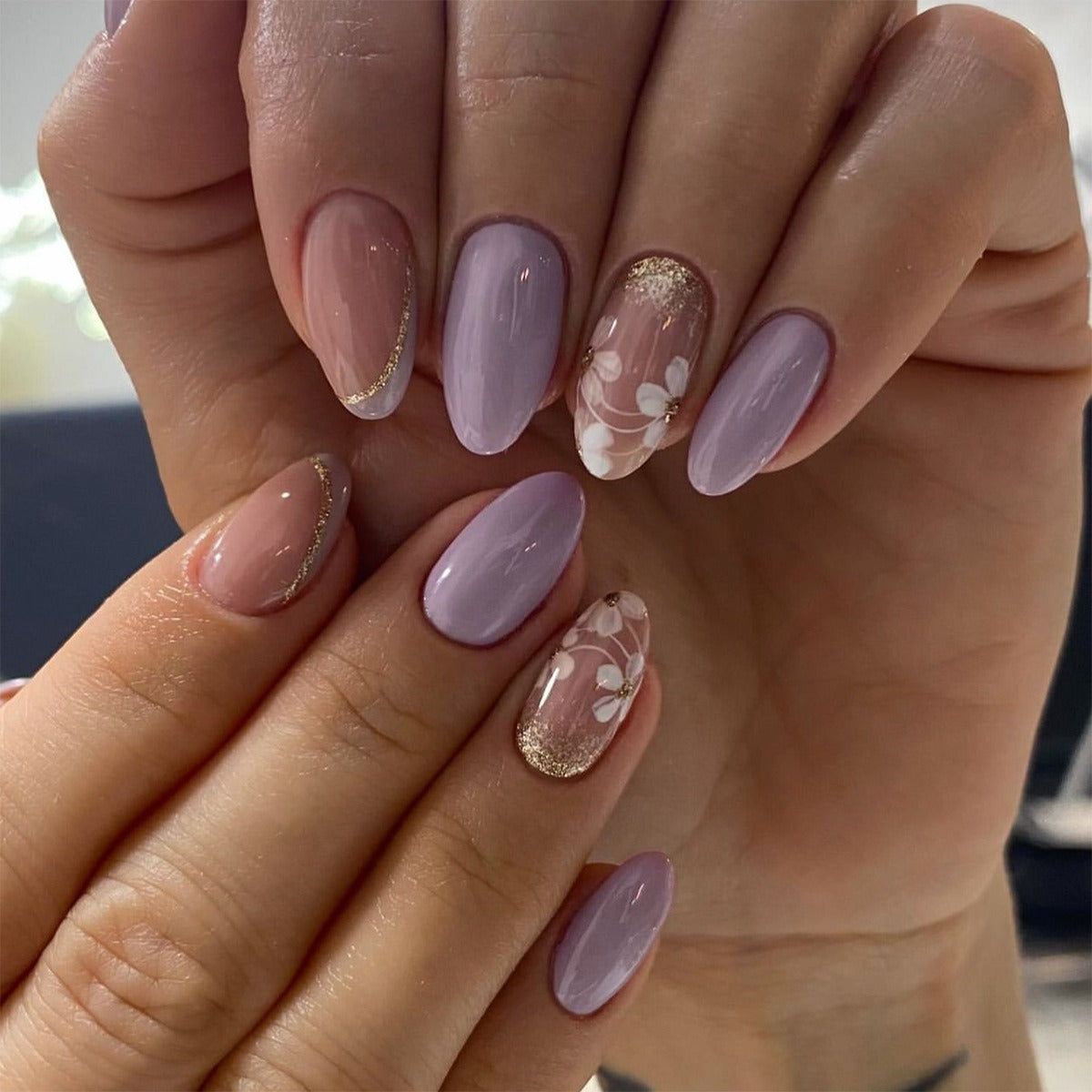 Visible Visual Idea Visible Visual Idea β Winter Lavender Nails
