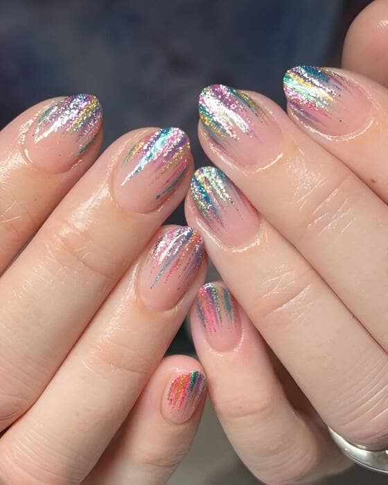 Bold Red Confetti Glitter Bold Red Confetti Glitter β New Years Nails 2027