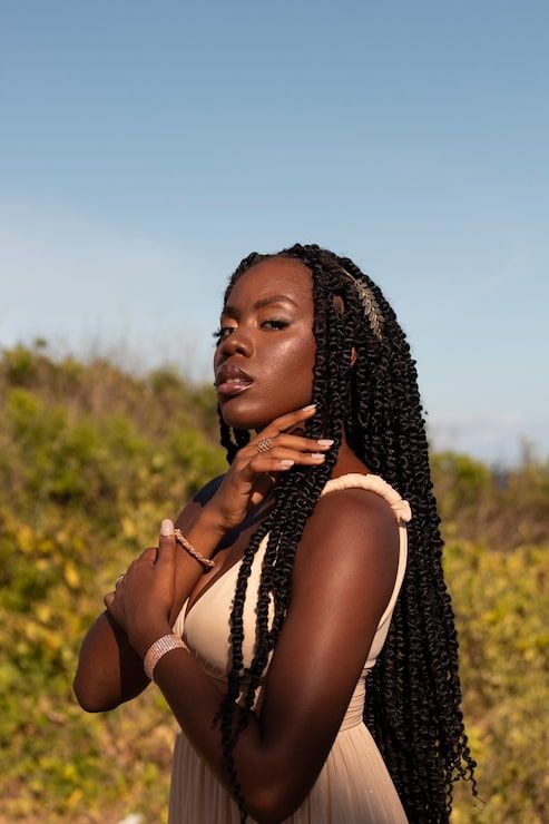 Shoulder Visual Idea Shoulder Visual Idea β Winter Braids for Black Women