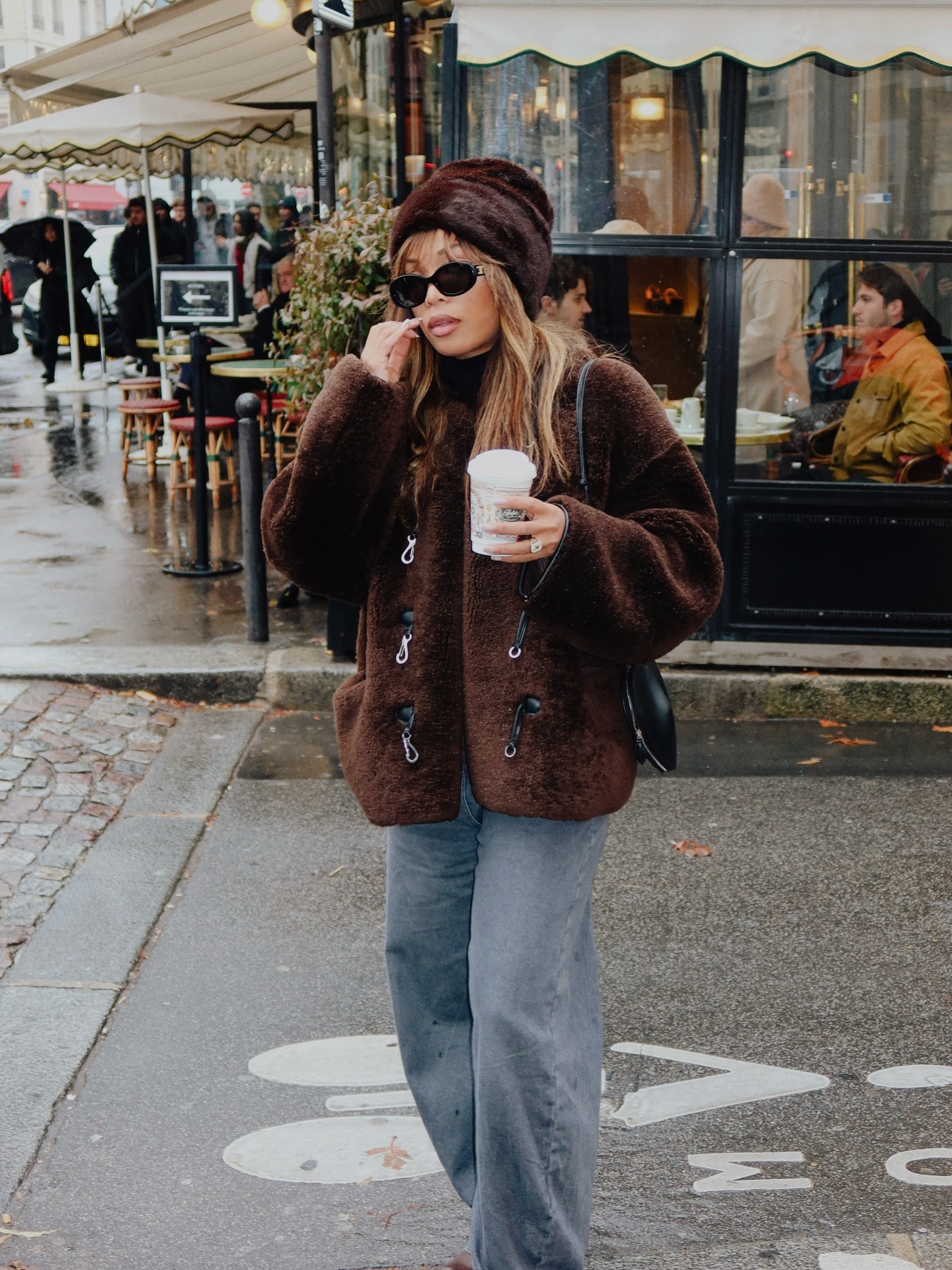 Faux Fur Jacket for a Luxe Winter Journey — Winter Travel Outfits