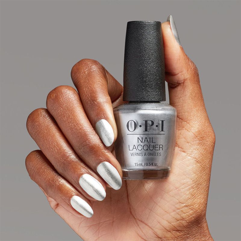 Bright Silver Chrome with Product — Silver Chrome Nails