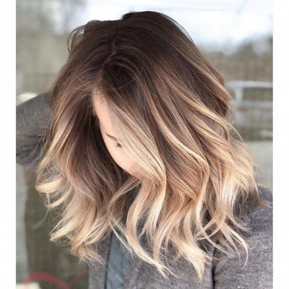 Collarbone Visual Idea Collarbone Visual Idea β Blonde to Brunette Hair
