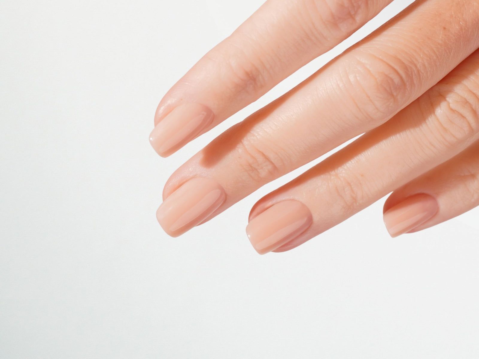 Effortless Light Beige Nude Gloss — Winter Nude Nails