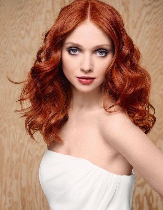 Fiery Auburn With Red and Copper Tones — Winter Auburn Hair Color