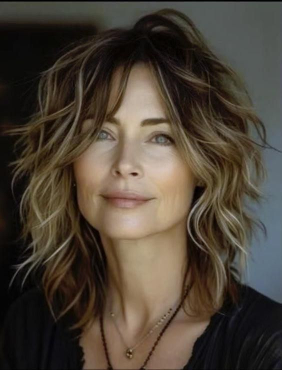 Face-Framing Layers Acting As Bangs Visual Idea — Winter Haircuts for Women Over 40