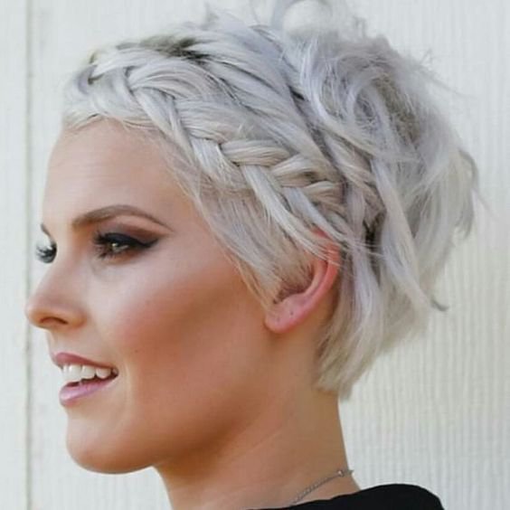 Ear Visual Idea — Winter Hair Colors for Gray Hair
