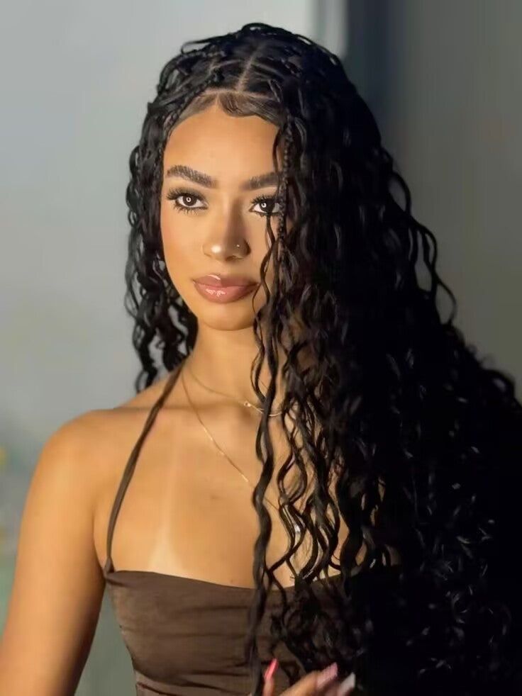 Long Visual Idea — Winter Hairstyles for Black Women