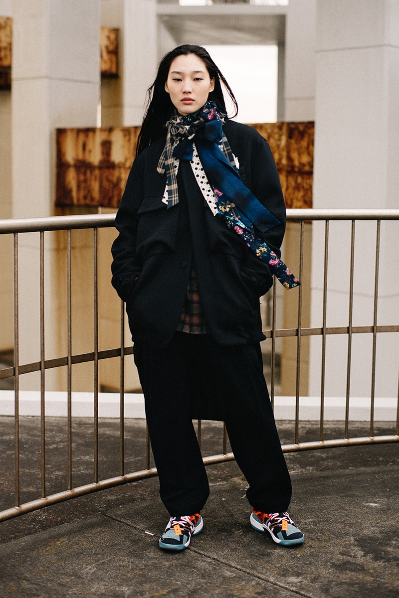 Urban Layers: Oversized Jacket with Plaid Shirt and Scarf Urban Layers: Oversized Jacket with Plaid Shirt and Scarf β Japan Winter Outfits