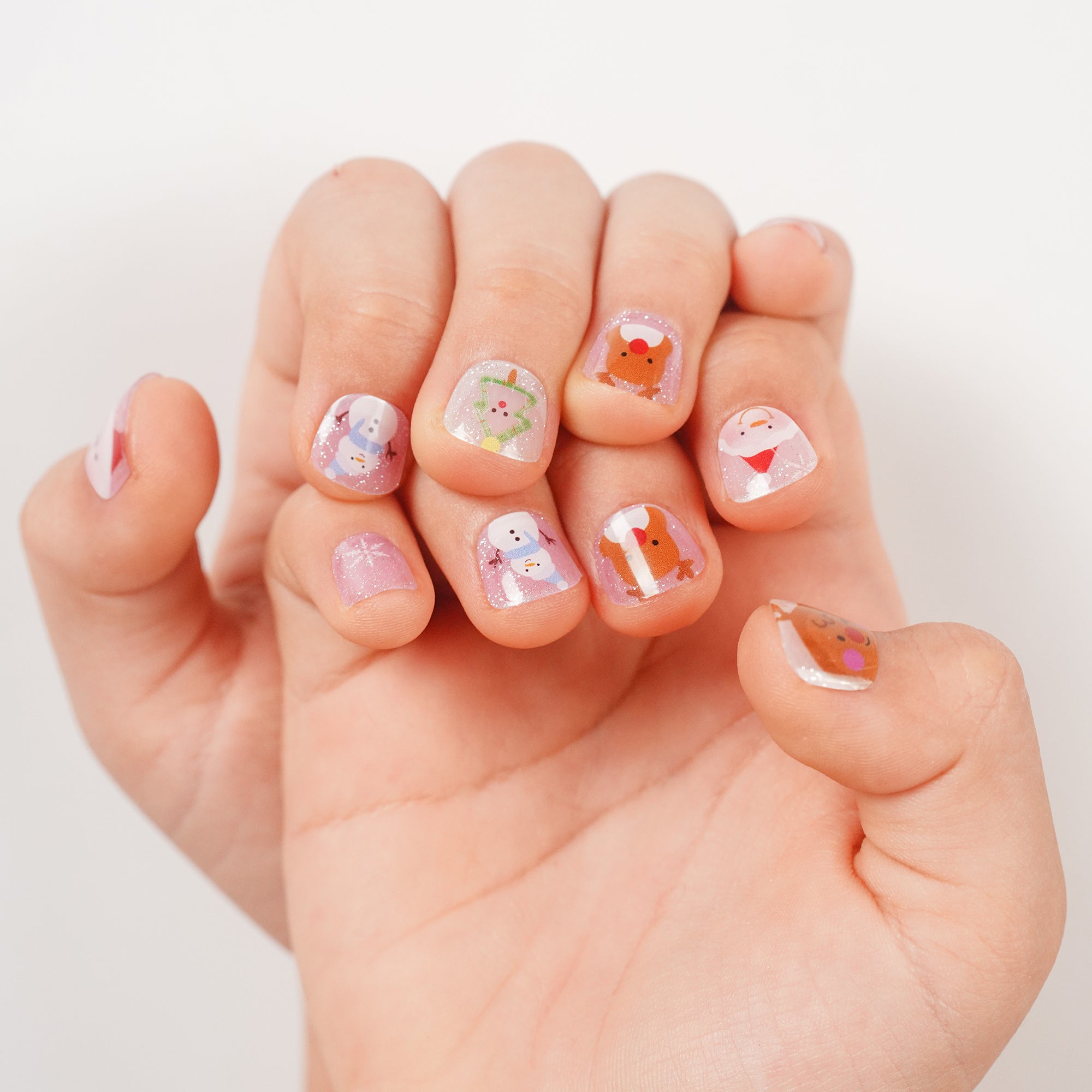 Snowy Magic Kids' Nail Wraps | Whimsical Winter