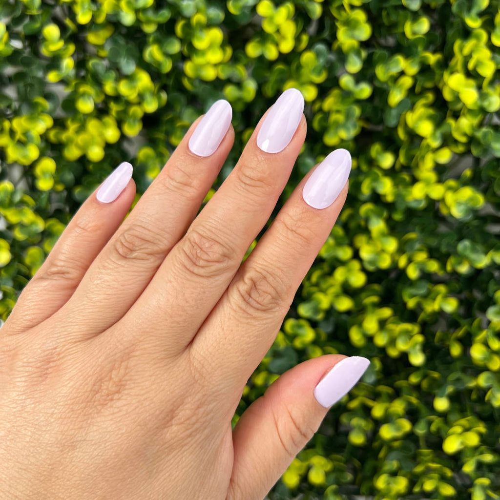 None Visual Idea — Pastel Winter Nails
