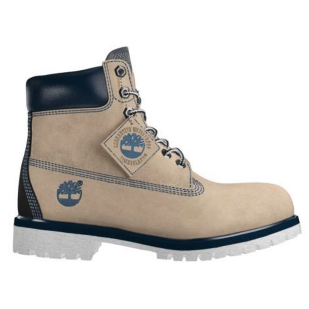 Tan Suede Timberlands with Navy Accents Tan Suede Timberlands with Navy Accents β Timberland Boots Outfits