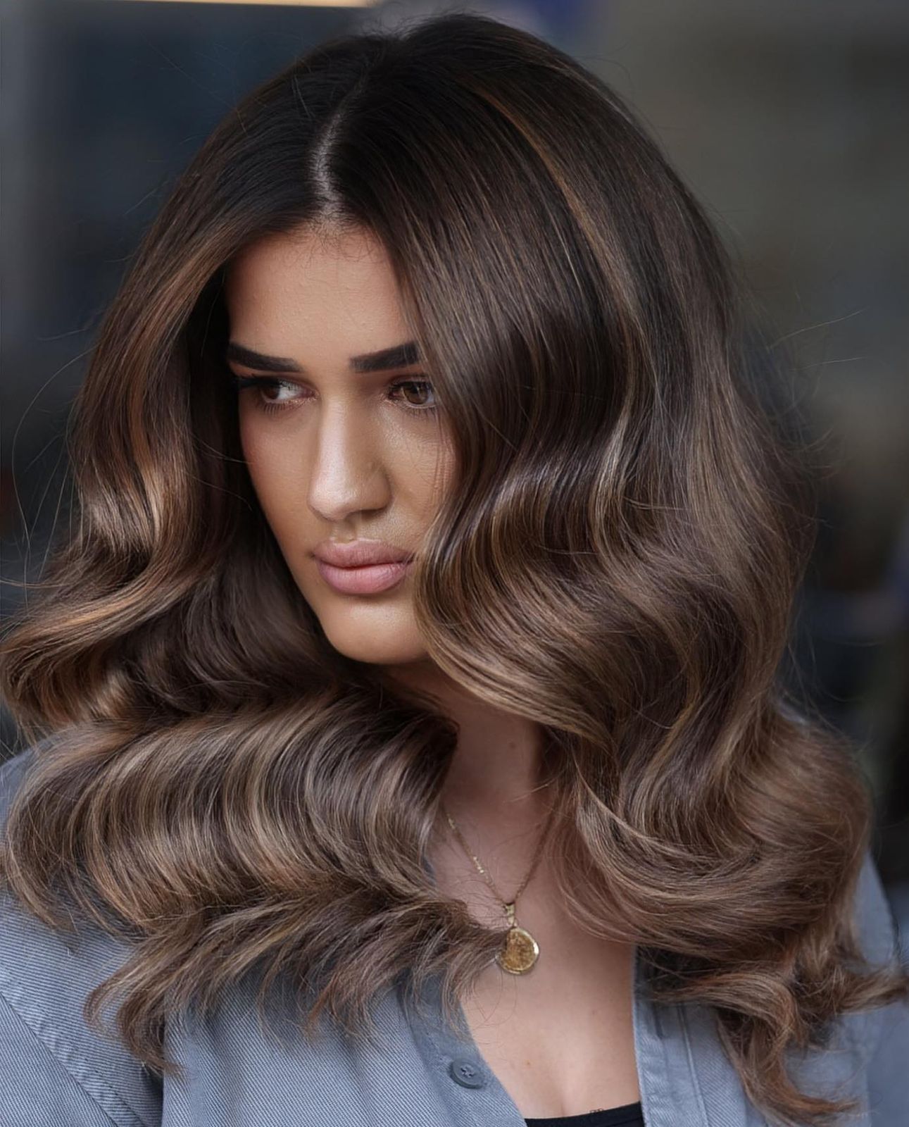 Rich Chocolate Brown With Subtle Highlights Rich Chocolate Brown With Subtle Highlights β Winter Hair Colors for Brown Eyes