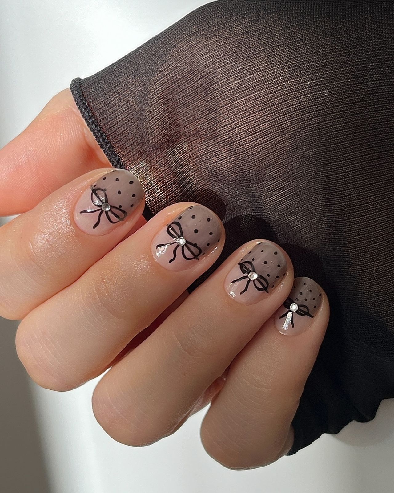 Clean Lines Precise Cuticle Work Visual Idea Clean Lines Precise Cuticle Work Visual Idea β Winter Bow Nails