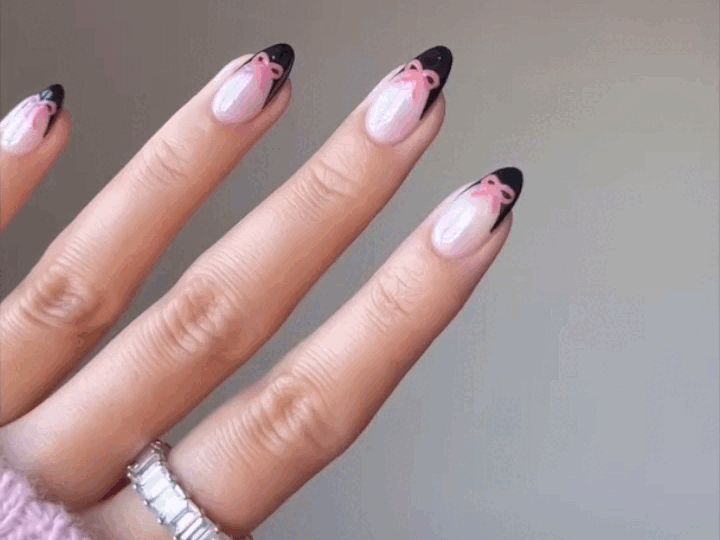 Playful Feminine Visual Idea Playful Feminine Visual Idea β New Years French Tip Nails 2027