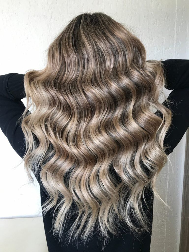 Mid-Back Visual Idea — Winter Hair Colors for Blondes