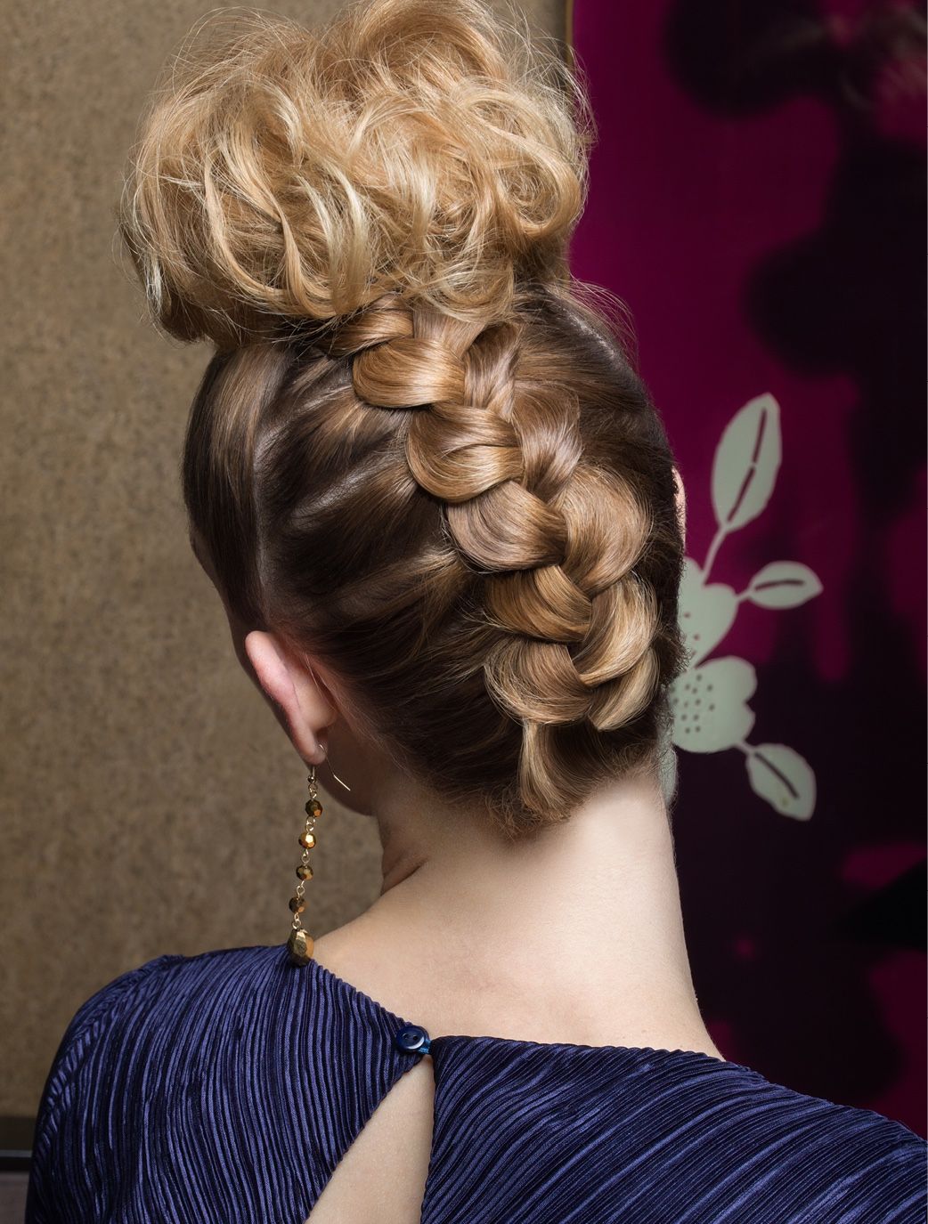 Voluminous Braided Updo — Winter Date Night Hairstyles