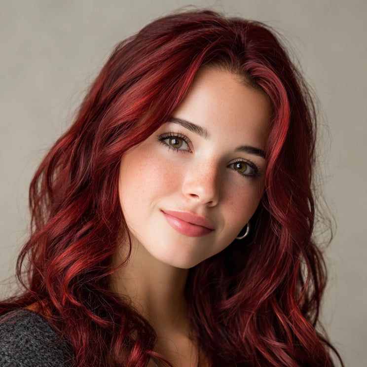 Visual Idea — Winter Hair Colors for Redheads