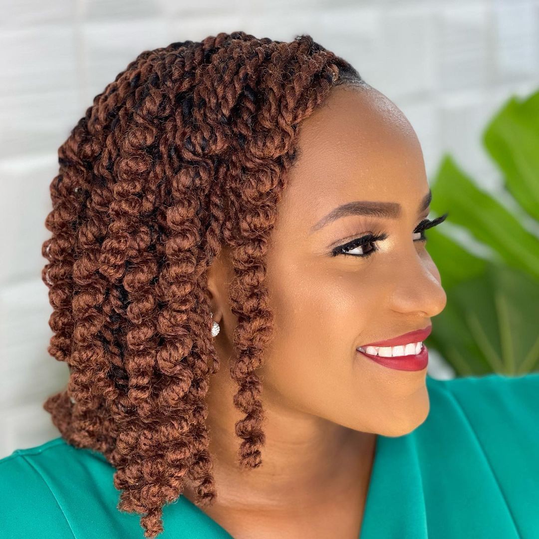 Chin Length Twisted Braids Bob Chin Length Twisted Braids Bob β Winter Twist Hairstyles