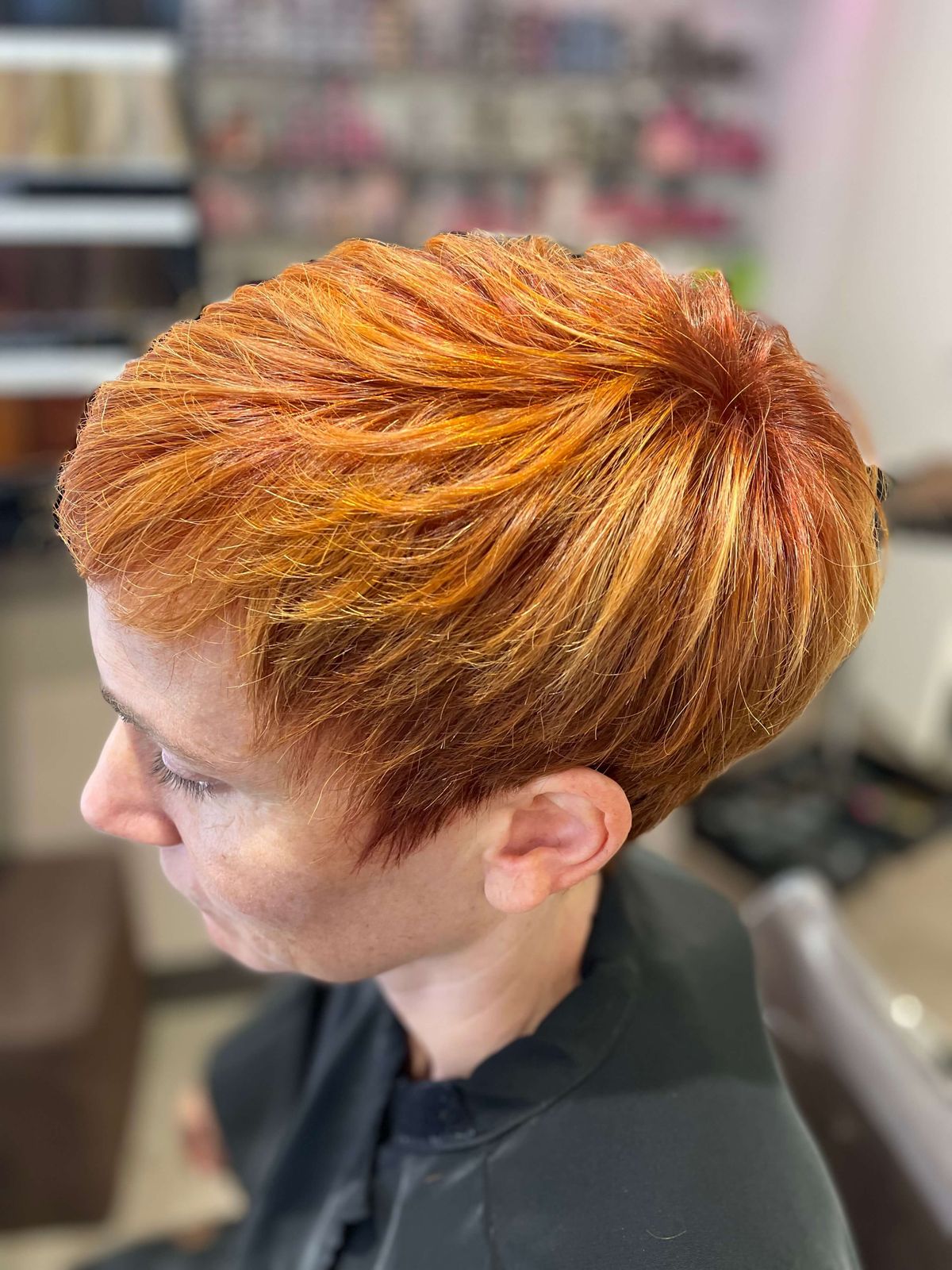 Blunt Bob With Darker Copper Blunt Bob With Darker Copper β Winter Copper Hair Color