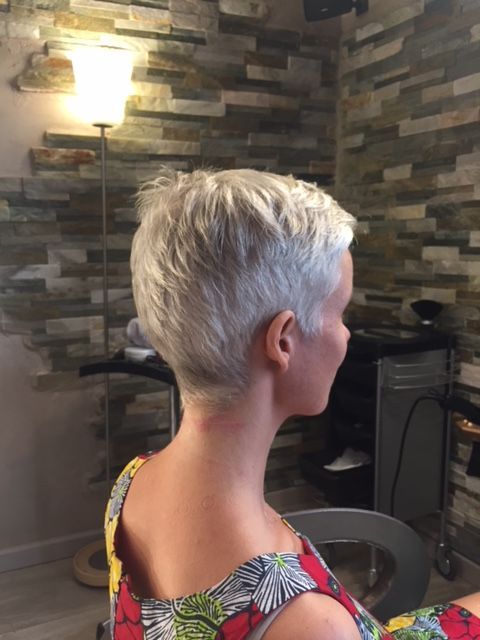 Ash Blonde Pixie Swept Forward Ash Blonde Pixie Swept Forward β Winter Pixie Haircuts
