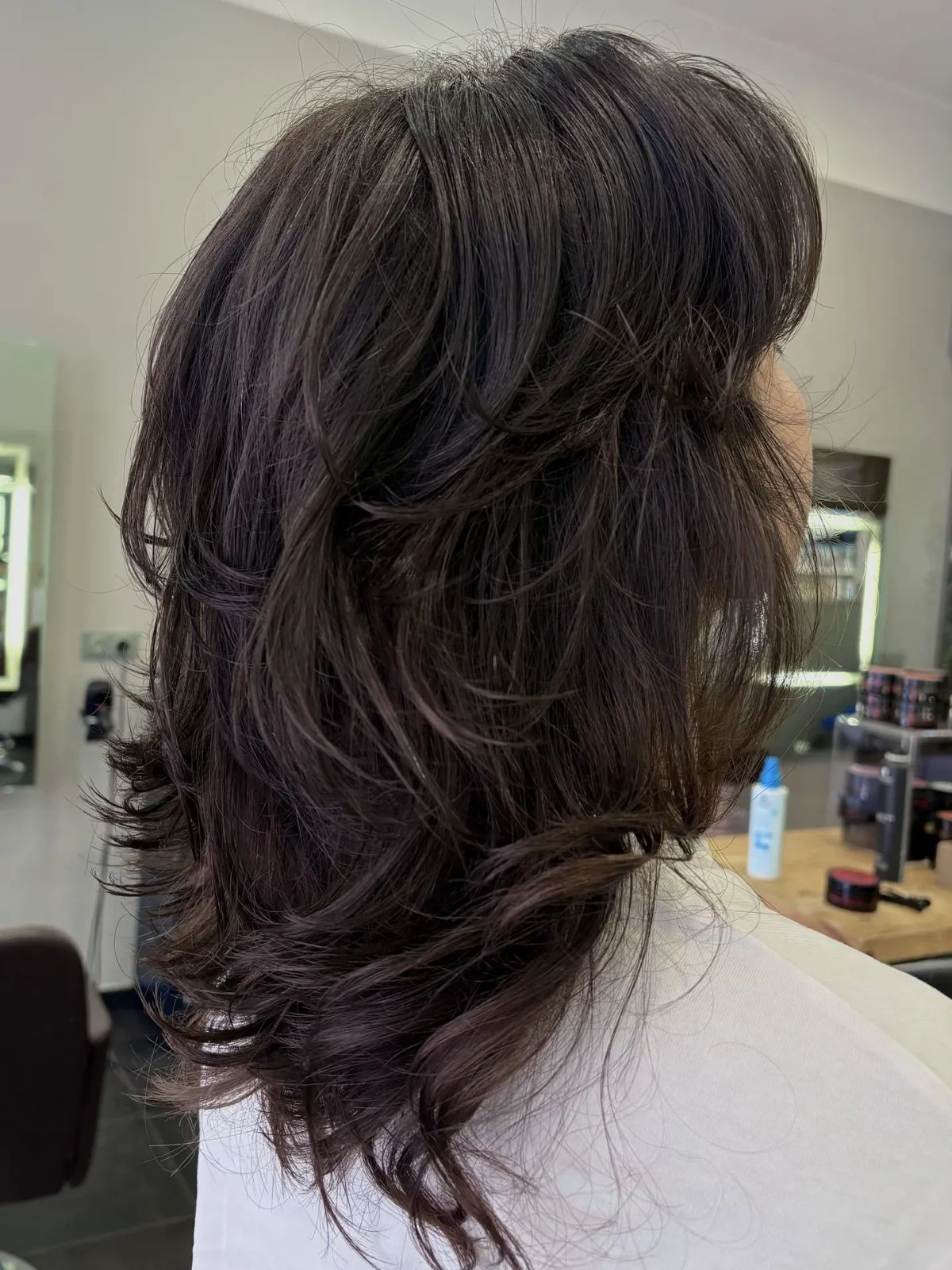 Glossy Espresso Brown With Cool Undertones Glossy Espresso Brown With Cool Undertones β Winter Brown Hair Colors