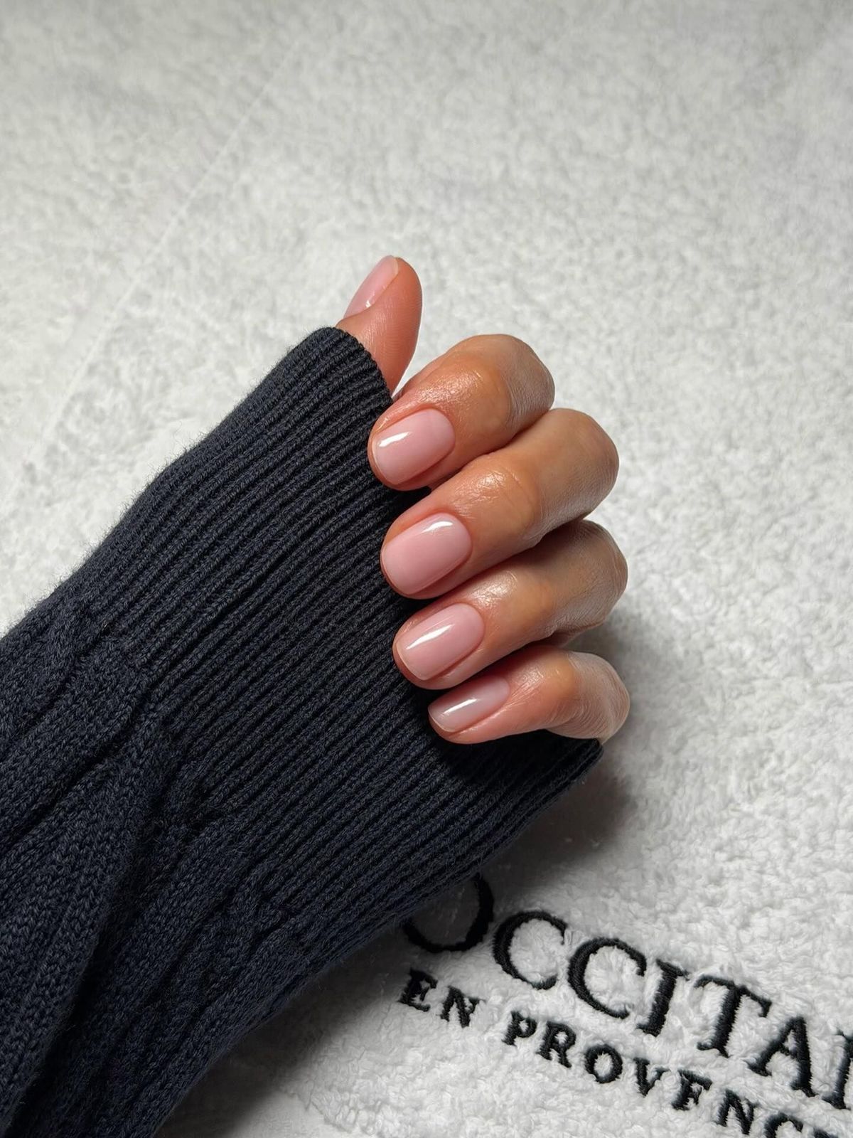 Opaque Nude Pink Medium Oval Opaque Nude Pink Medium Oval β Old Money Winter Nails