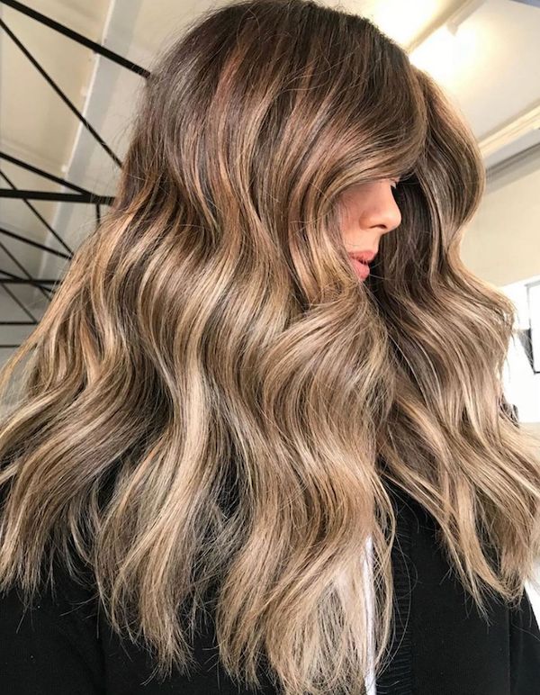 Warm Caramel Blonde Ombre Blend — Winter Ombre Hair