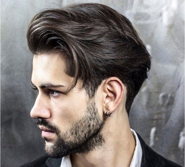 Deep Side Part with Swept Back Volume Deep Side Part with Swept Back Volume β Winter Hairstyles for Men