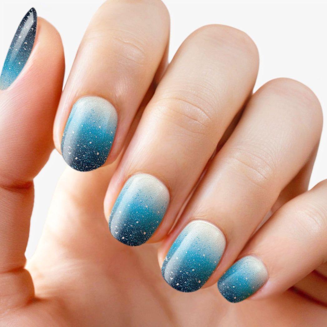 Winter Celestial Visual Idea Winter Celestial Visual Idea โ Winter Wonderland Nails