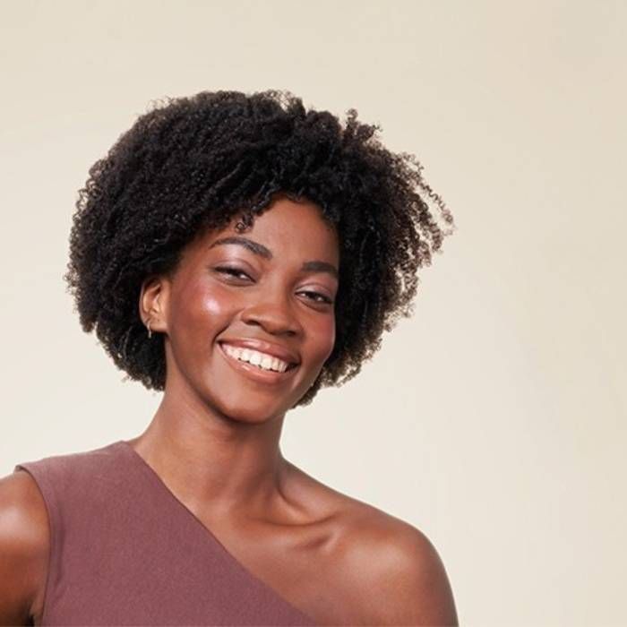 Visual Idea — Shoulder-Length Afro — Winter Haircuts for Black Women