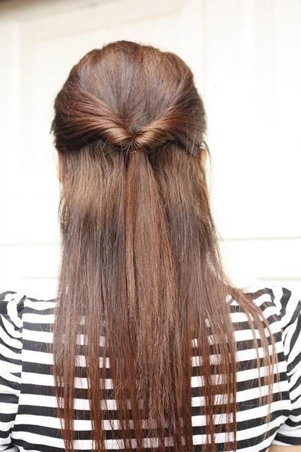 Middle Visual Idea — Winter Half Up Half Down Hairstyles