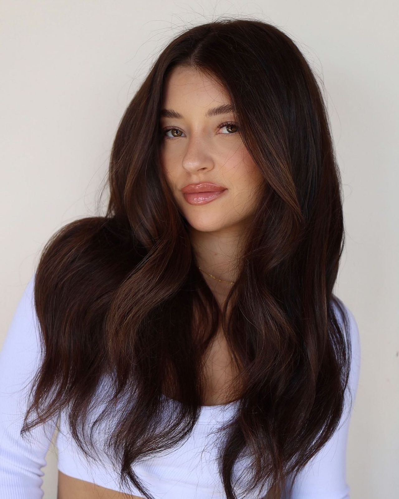 Mid-Back Visual Idea Mid-Back Visual Idea β Winter Hair Colors for Brown Eyes