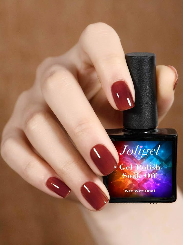 Glossy Visual Idea Glossy Visual Idea β Winter Red Nails
