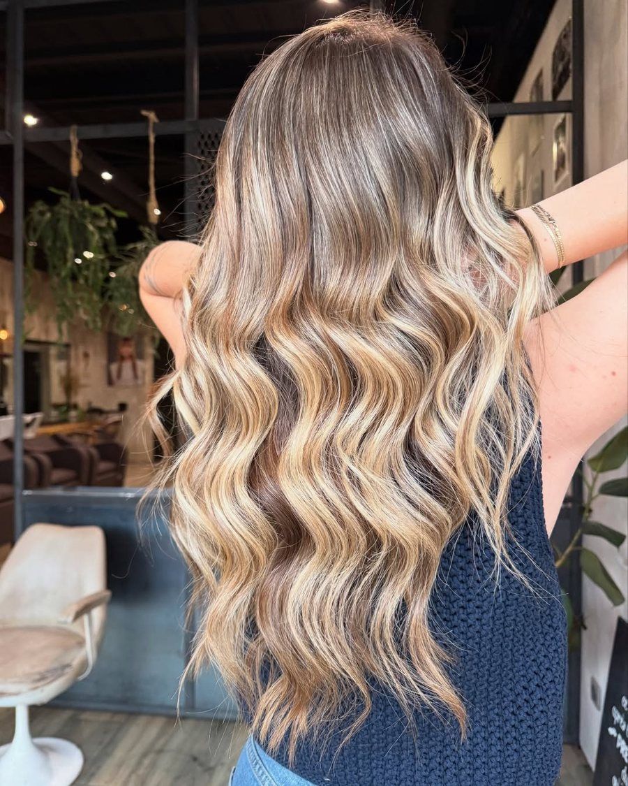Honey Blonde Balayage Visual Idea Honey Blonde Balayage Visual Idea β Winter Balayage